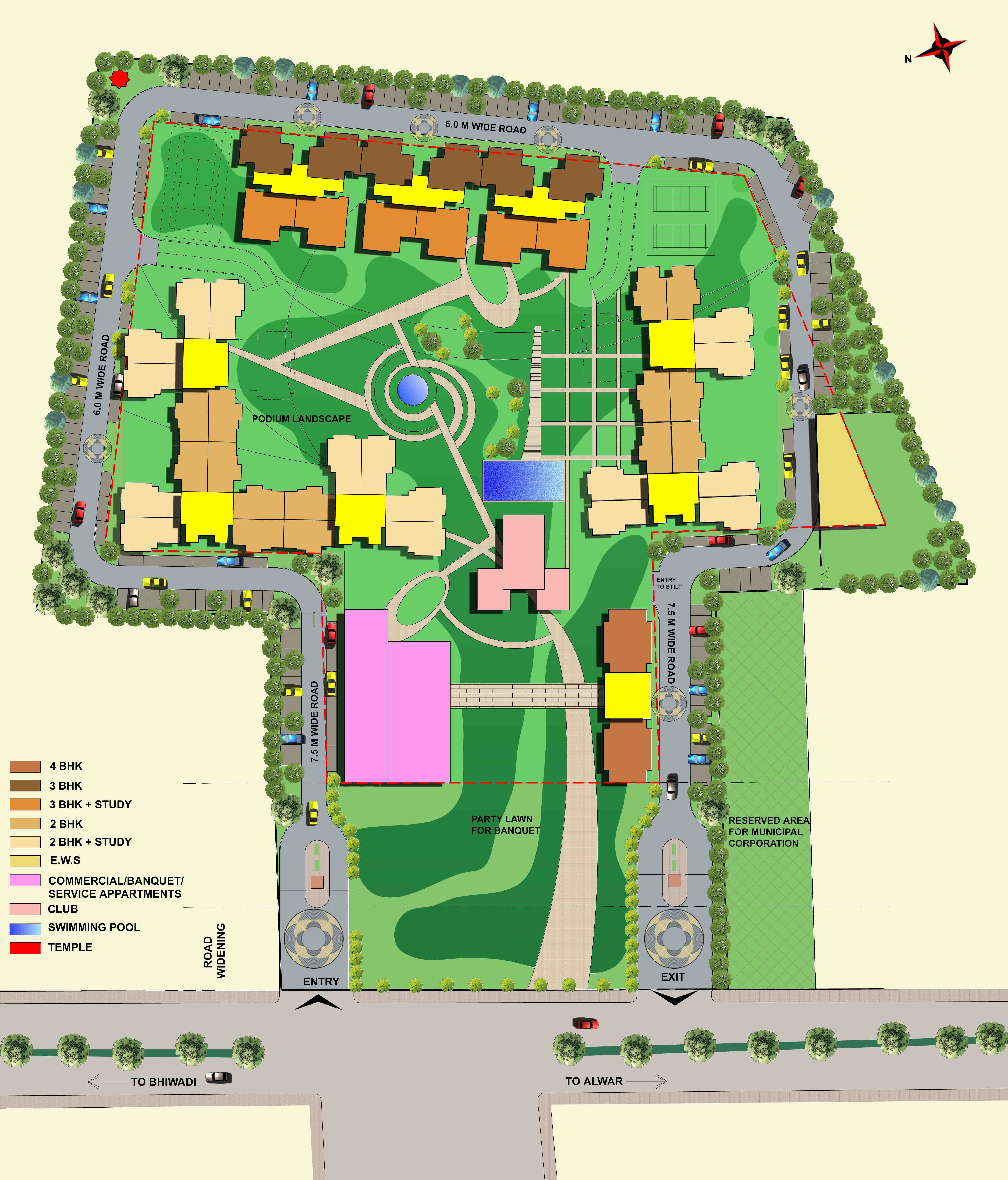 Township at Bhiwadi, Rajasthan